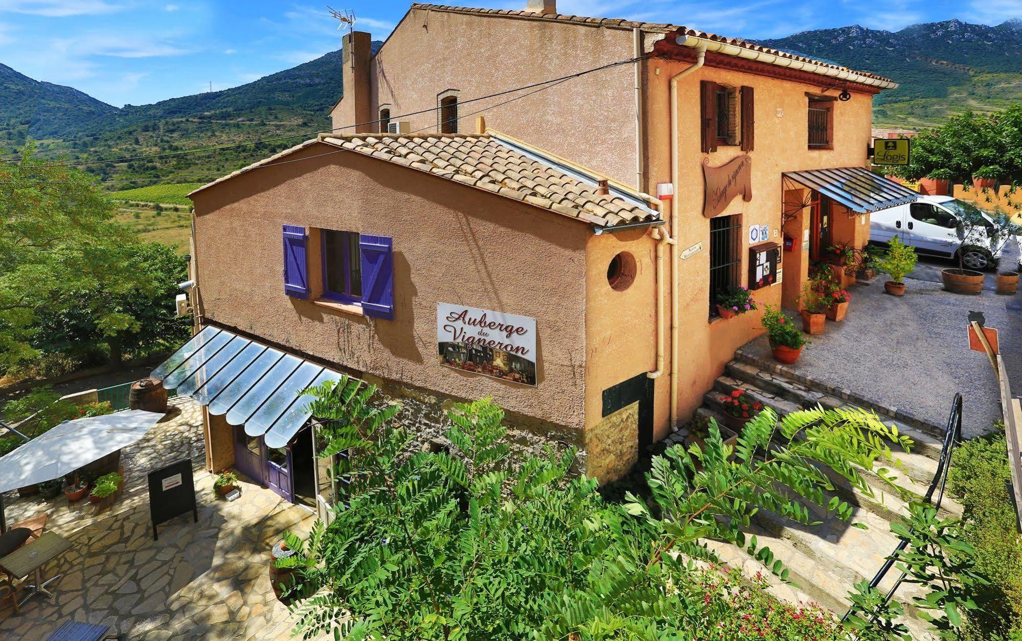 Logis Auberge Restaurant Du Vigneron Cucugnan Exterior photo